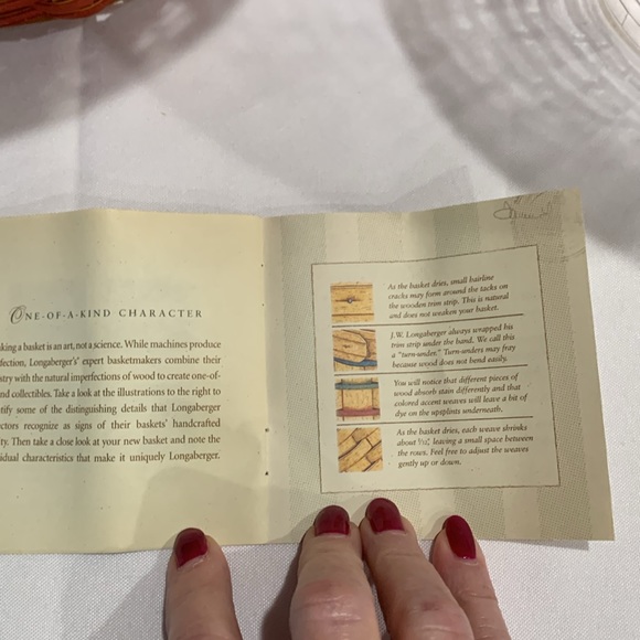 Longaberger Geranium Basket Set - Picture 14 of 16